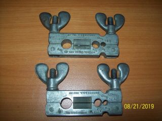 2 Vintage Imperial Eastman 105 Ff Pinch Off Tools 1/4 5/16 3/8 1/2 " O.  D.