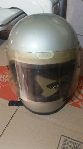 Vintage Shoei S - 12 Motorcycle Helmet 1971 All