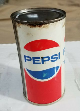 Vintage Pepsi Cola Can with Budweiser in it? pull tab coke 3