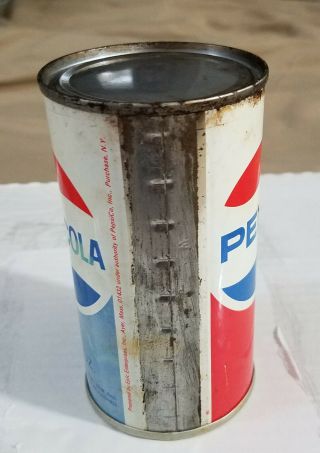 Vintage Pepsi Cola Can with Budweiser in it? pull tab coke 4