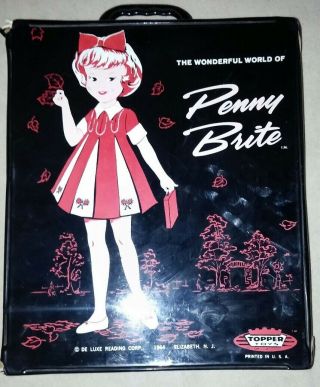 Vintage Penny Brite Doll Case And Accessories Very Rare 1964