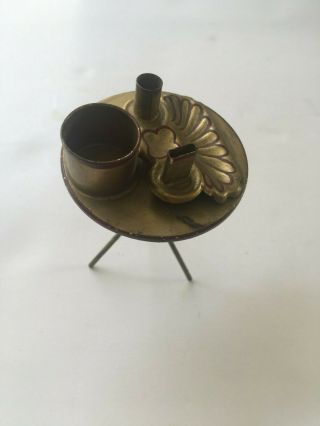 Vintage Miniature Gold Table