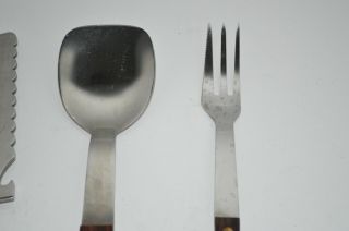 Vintage Vernco Stainless Steel Cutlery and Serving Set of 4 Made in Japan 3