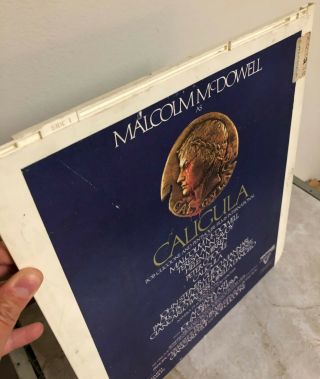 Rare Vintage 1984 CED Video Disc CALIGULA Penthouse Video Porn Malcolm McDowell 2