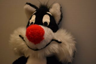 Warner Brothers Looney Tunes Sylvester Cat Plush Vintage 1971 Mighty Star 4