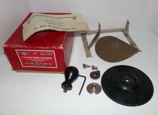 Vintage Miller Falls 6 " Disc Sander Attach No.  889 For Use With No.  888 Power Unit