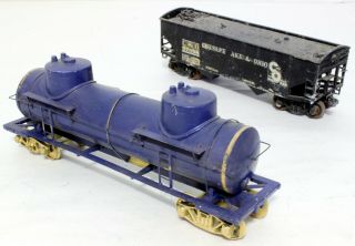 Two " History Of O Scale " Vintage Freights - O Scale,  2 - Rail