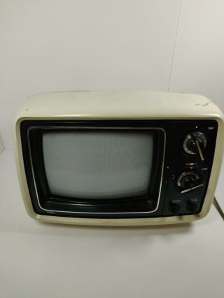 Vintage 1981 Sears Portable Color Television Model 562 - 40070050 Series