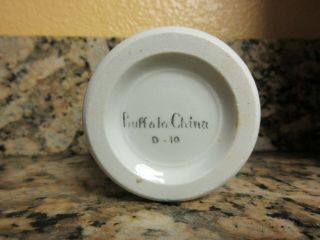 VINTAGE 1943 WWII ERA BUFFALO CHINA US ARMY MEDICAL DEPT DISH CUP OFFICERS MESS 4