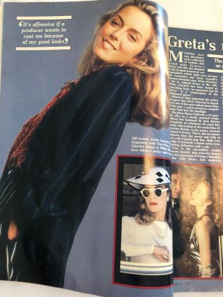 Vintage Woman’s Day Aug 10 1987 Kylie Minogue Greta Scacchi Sylvester Stallone 5