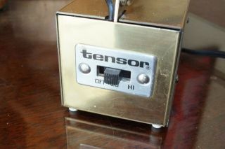 Vintage Mid Century Modern Model 5975 Tensor Portable Desk Lamp Brass Gold Color 2