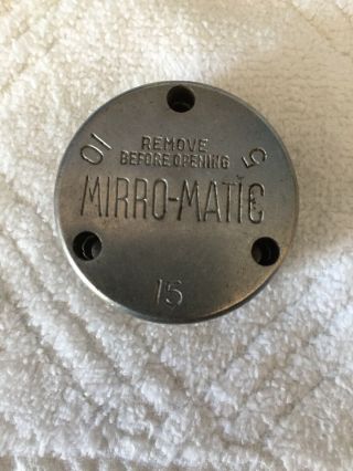 Vintage Mirro Matic Pressure Cooker Jiggler Weight 5 10 15 Lb