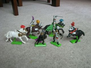 Vintage Deetail Britain Knights And Horses 1971