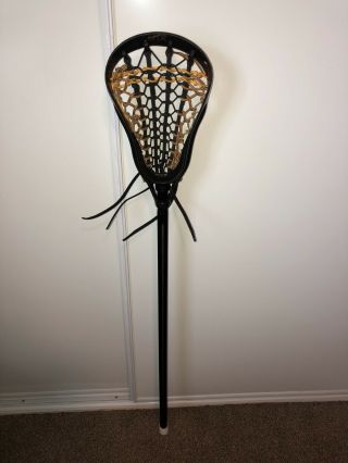 Vintage Stx Golden Hi Wall Limited Edition Complete Lacrosse Stick Good Shape