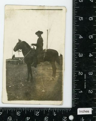 Silhouetted Canadian Mountie on horse RCMP or NWMP vintage photograph 2