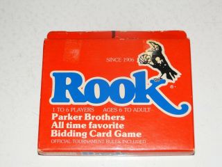 Vintage Rook Card Game Parker Brothers 1978 Never Opened No.  706