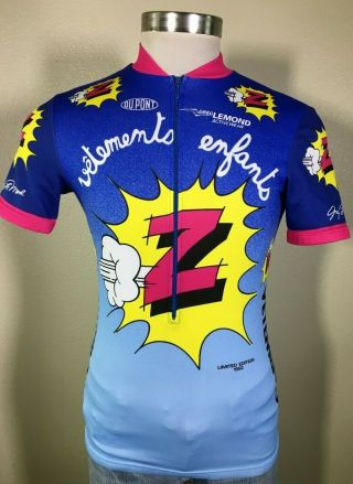 Vetements Enfents Z Vintage 1992 Limited Edition Cycling Jersey Made In Italy