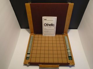 Vintage Othello Board Game Carry Case H.  I.  T.  Industries 1978 Rare