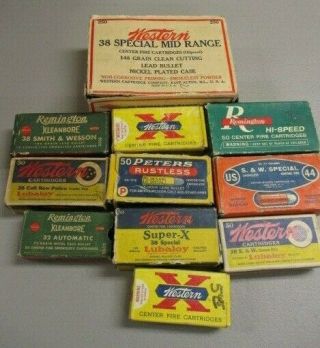 Vintage Ammo Boxes (empty)