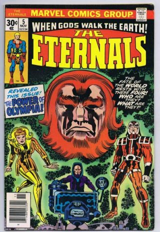 Eternals 5 Vintage 1976 Marvel Comics 1st Makarri Domo Zuras Thena