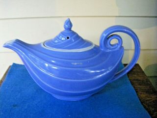 Vintage Hall China Aladdin Teapot Cadet Blue 1950 