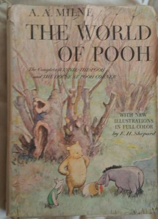 Vintage The World Of Pooh By A.  A.  Milne Winnie The Pooh Antique Hardcover 1957
