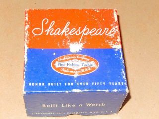 Vintage Shakespeare Au Sable No.  1864 Model Gd (1945) Fly Reel W Box