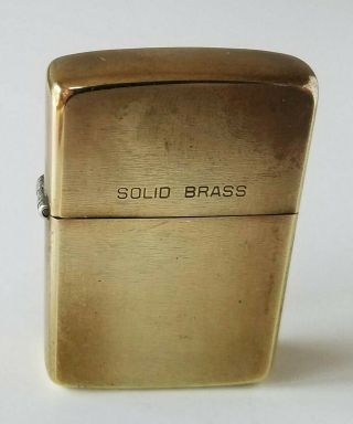 Vintage Brass Zippo Lighter 1987 [ 2]