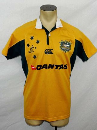 Vtg 2006 - 07 Canterbury Australia Wallabies Rugby Union Jersey Shirt Medium