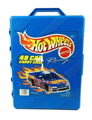 Hot Wheels 48 Car Carrying Case Plus Random Cars Total Of 29 Some Vintage