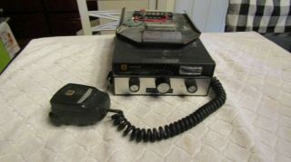 Vintage Johnson Messenger 123b 23 Channel Cb Radio Mobile Transceiver With Mic