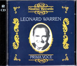 Leonard Warren - Nimbus Prima Voce 2 - Cd (the Best Of Vintage Opera/song/shanties)
