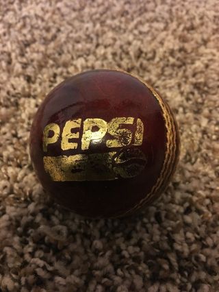 Vintage Pepsi Branded Cricket Ball