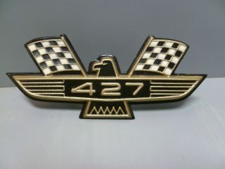 Vintage Ford 427 Bird Emblem Galaxie Thunderbolt Fe