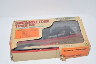 Vintage 1960 ' s Yonezawa Continental Flyer Battery Operated Train Set 8