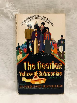 Vintage 1968 The Beatles Yellow Submarine Paperback Book