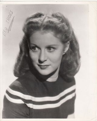 Moira Shearer Red Shoes Vintage Photo