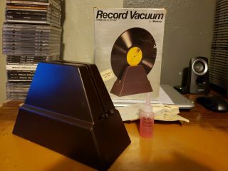 Ronco Cordless Electric Record - Vacuum Vtg As Seen On Tv Vinyl Cleaner W Box 1976