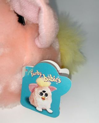 Vtg 1999 Electronic Furby Babies Hasbro Tiger Pink Furby Baby 70 - 940 IOB W Tags 6