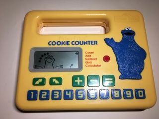 Vintage 1985 Fisher Price Cookie Counter Cookie Monster Sesame Street Toy