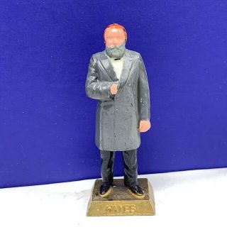 Marx President America Toy Action Figure 1960 Vintage Rutherford B Hays Vtg Us 1