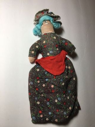 Rare Flip Doll 12.  5 " Vintage 3 In 1 Little Red Riding Hood Grandma Wolf Flip
