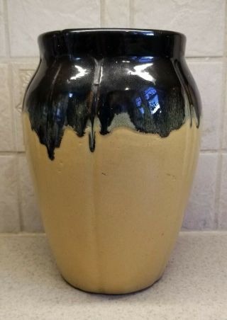 Vintage Zanesville Zane Ware Peters & Reed Drip Glaze Vase 8 3/4 "