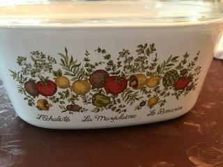 Vintage Corning Ware Spice Of Life 5 Quart Casserole Dish W/high Dome Lid A5b