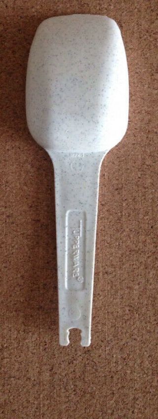 Vintage Speckled Gray Tupperware Replacement Measuring Spoon 4 tsp 1 TBL 1272 - 1 2