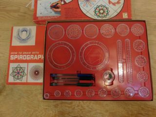 VINTAGE 1968 KENNER ' S NO.  401 SPIROGRAPH DRAWING PATTERNS 3