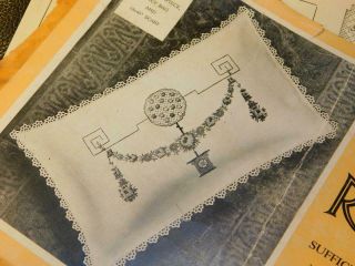 Vintage Royal Society Stamped For Embroidery Linen Pillow Cushion Kit Topiary