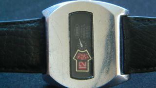 Vintage 1970s Oberon Digital Mechanical 17 Jewels Mens Swiss Watch. 7