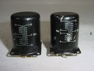 2 Vintage UTC A - 20 Style Tube Amplifier Mixing Matching Input Transformer Pair 3 3