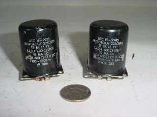 2 Vintage Utc A - 20 Style Tube Amplifier Mixing Matching Input Transformer Pair 1
